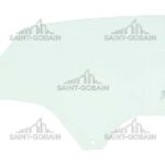 LEFT REAR DOOR GLASS GREEN (1 HOLE) SEKUIRT